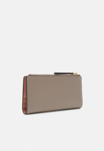 Tory Burch ROBINSON ZIP SLIM WALLET - Wallet - gray heron
