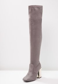 Public Desire Botas de tacón - light grey