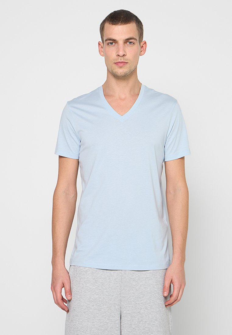 Armani Exchange T-shirt basic blauwgrijs