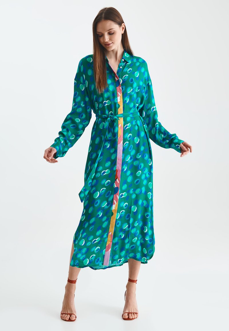 Damen Freizeitkleider | TATUUM LISO Blusenkleid green/grün - ZI63411 Damen Freizeitkleider | TATUUM LISO Blusenkleid green/grün - ZI63411