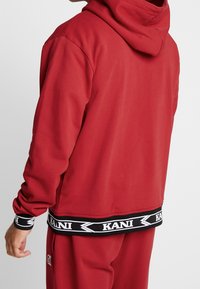 Karl Kani Felpa con cappuccio - bordeaux