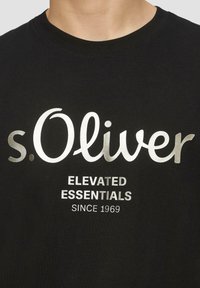 s.Oliver T-Shirt print - schwarz