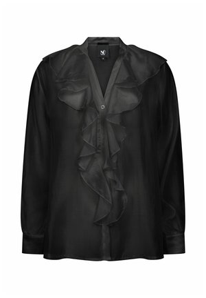 NÜ Denmark, ELLY - Button-down blouse - black