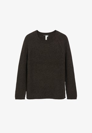 QS, STRICKPULLOVER - Jumper - dunkelbraun