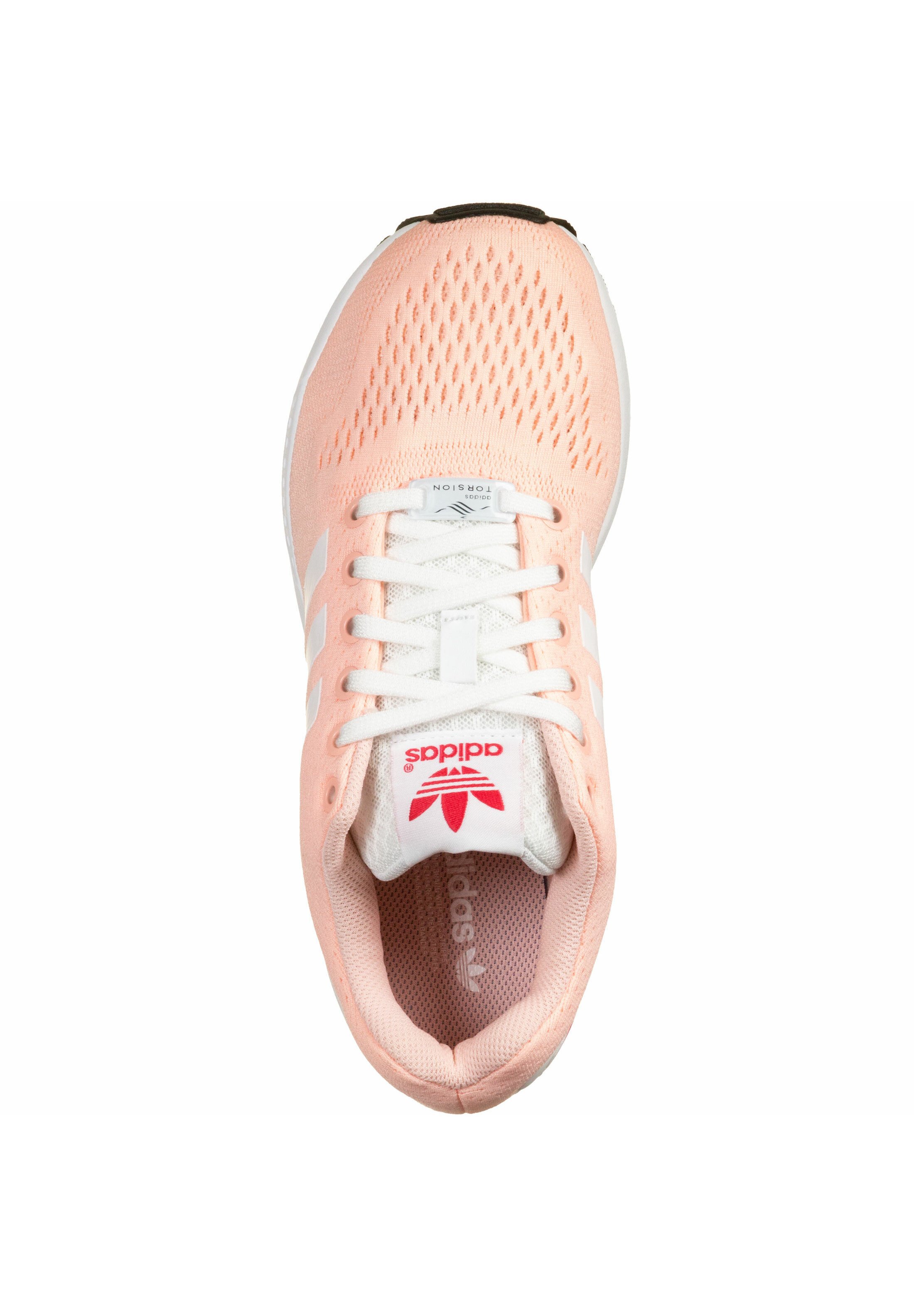 adidas Originals ZX FLUX - Sneakers laag - haze coral/donkerroze - Zalando .nl