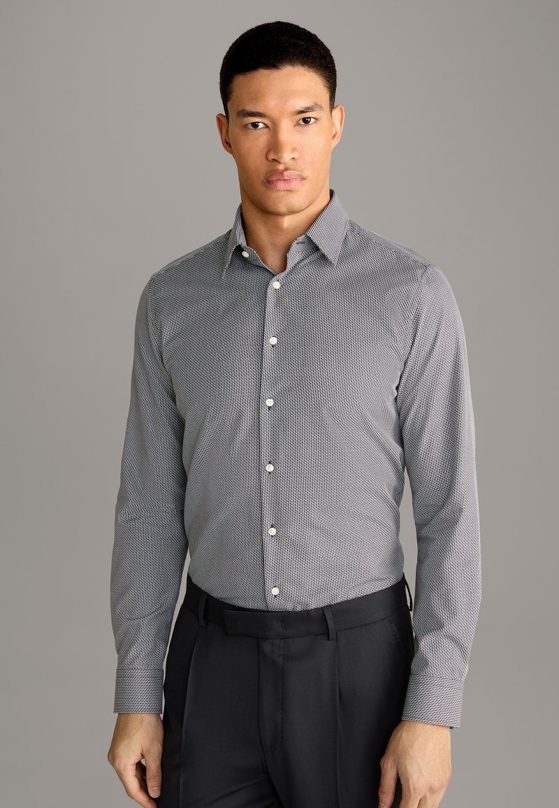 JOOP! PIERCE - Hemd - schwarz weiss