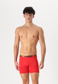Nike Underwear ESSENTIAL 3 PACK - Uske bokserice - black/red