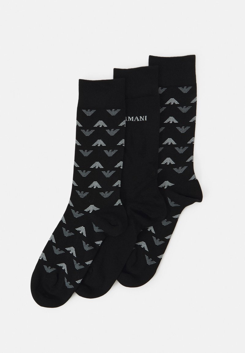 Emporio Armani SHORT SOCKS 3 PACK Socks black Zalando.ie