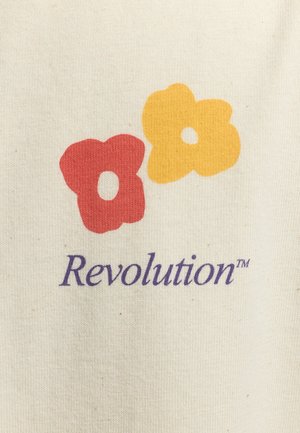 REVOLUTION Print T-shirt - offwhite