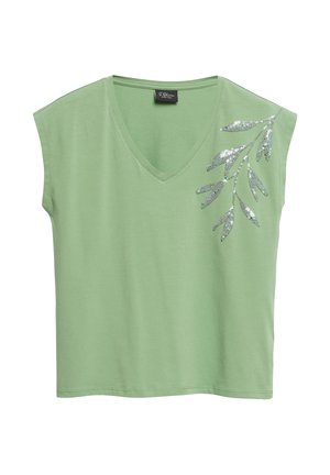 s.Oliver, T-SHIRT - T-Shirt print - salbeigrün