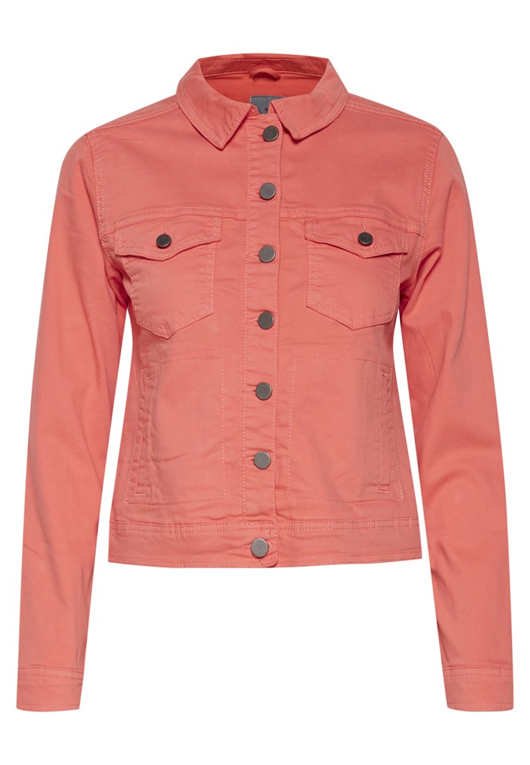 Fransa FRIVTWILL Jeansjacka shell pink Zalando.se Vila VISHOW FAV Jeansjacka rose Zalando.se