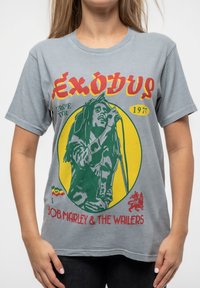Paradiso Clothing BOB MARLEY EXODUS  - Print T-shirt - grey