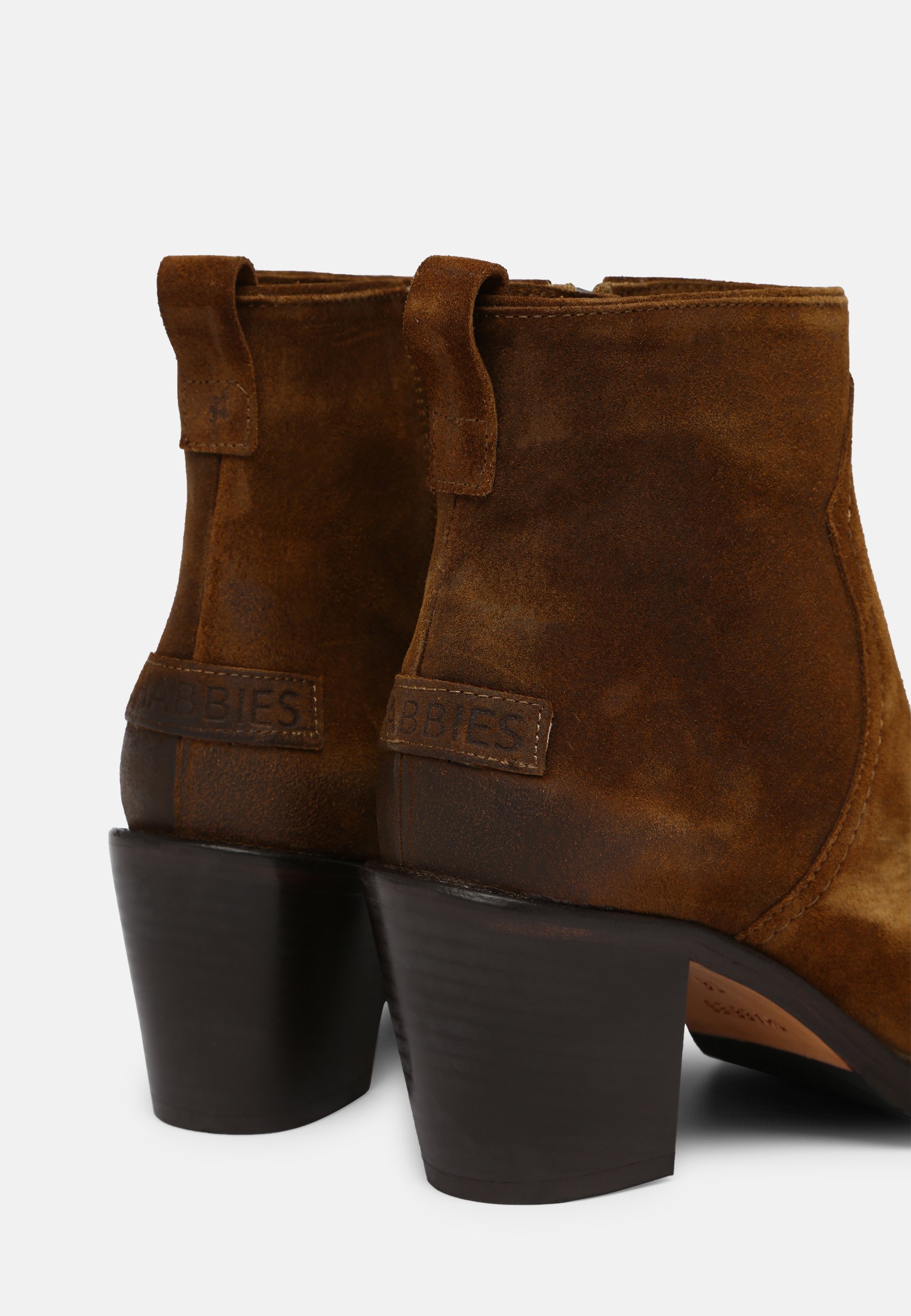 Shabbies Amsterdam MIT BLOCKABSATZ - Korte laarzen - warm brown/bruin -  Zalando.nl