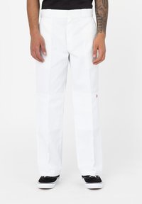 Dickies - DOUBLE KNEE - Pantalon classique - white Image miniature 1