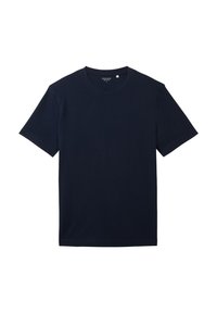 TOM TAILOR MIT STRUKTUR - T-shirt basic - sky captain blue