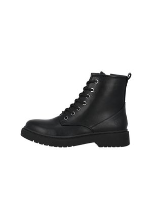 Bottines à lacets - black