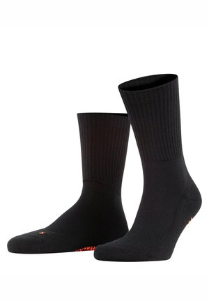 FALKE WALKIE LIGHT SCHURWOLLE - Sportssokker - black