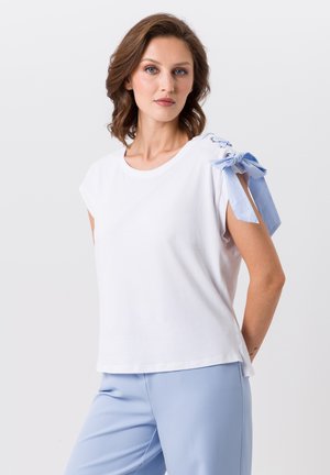 Print T-shirt - weiss