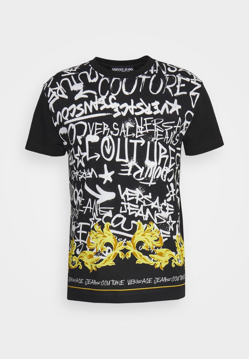 Versace Jeans Couture T-shirt print zwart Versace Jeans Couture T-shirt print zwart