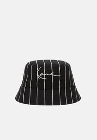 SIGNATURE PINSTRIPE BUCKET HAT UNISEX - Hut - black