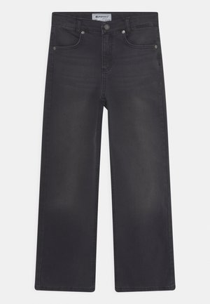 GIRLS WIDE LEG - Relaxed fit jeans - black