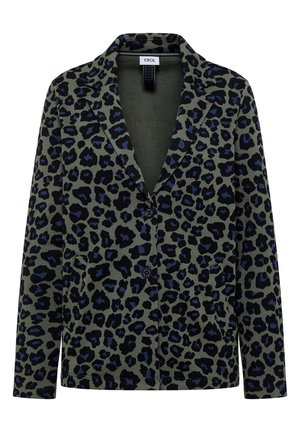 Cecil, OVERSIZED BLAZER MIT KNÖPFEN UND PRINT - Blazer - dried olive green