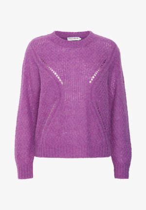 PULZ, PZIRIS - Pullover - bright purple melange
