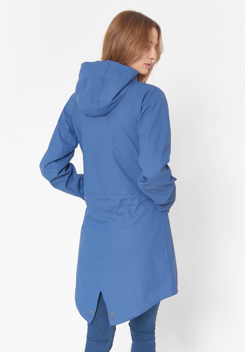 Trench Coat Coupe Vent Femme Impermeable, Veste Imperméable Mi-Longue Manteau Hiver Grande Taille D'Extérieur