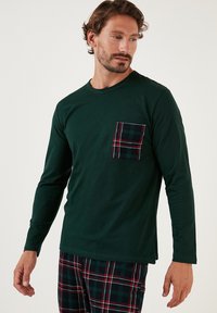 Buratti REGULAR FIT SET - Komplet pidžame - green