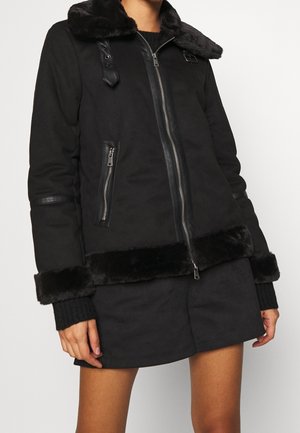 ONLY, Veste en similicuir - black