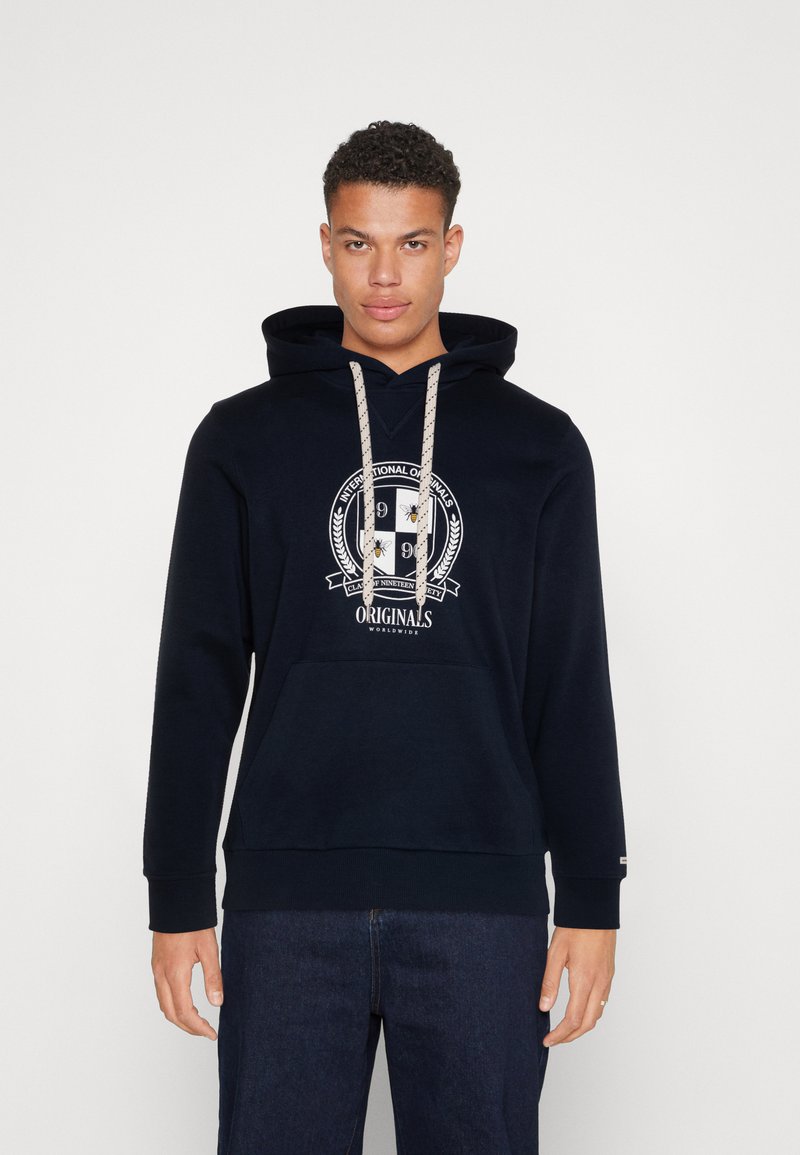 Jack & Jones JORNEUKOLLN CREST HOOD Jersey con capucha navy blazer
