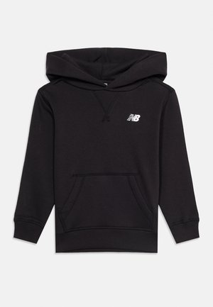 New Balance, SMALL LOGO HOODIE - Φούτερ με κουκούλα - caviar