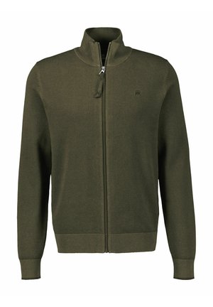 Strickjacke - nordic olive