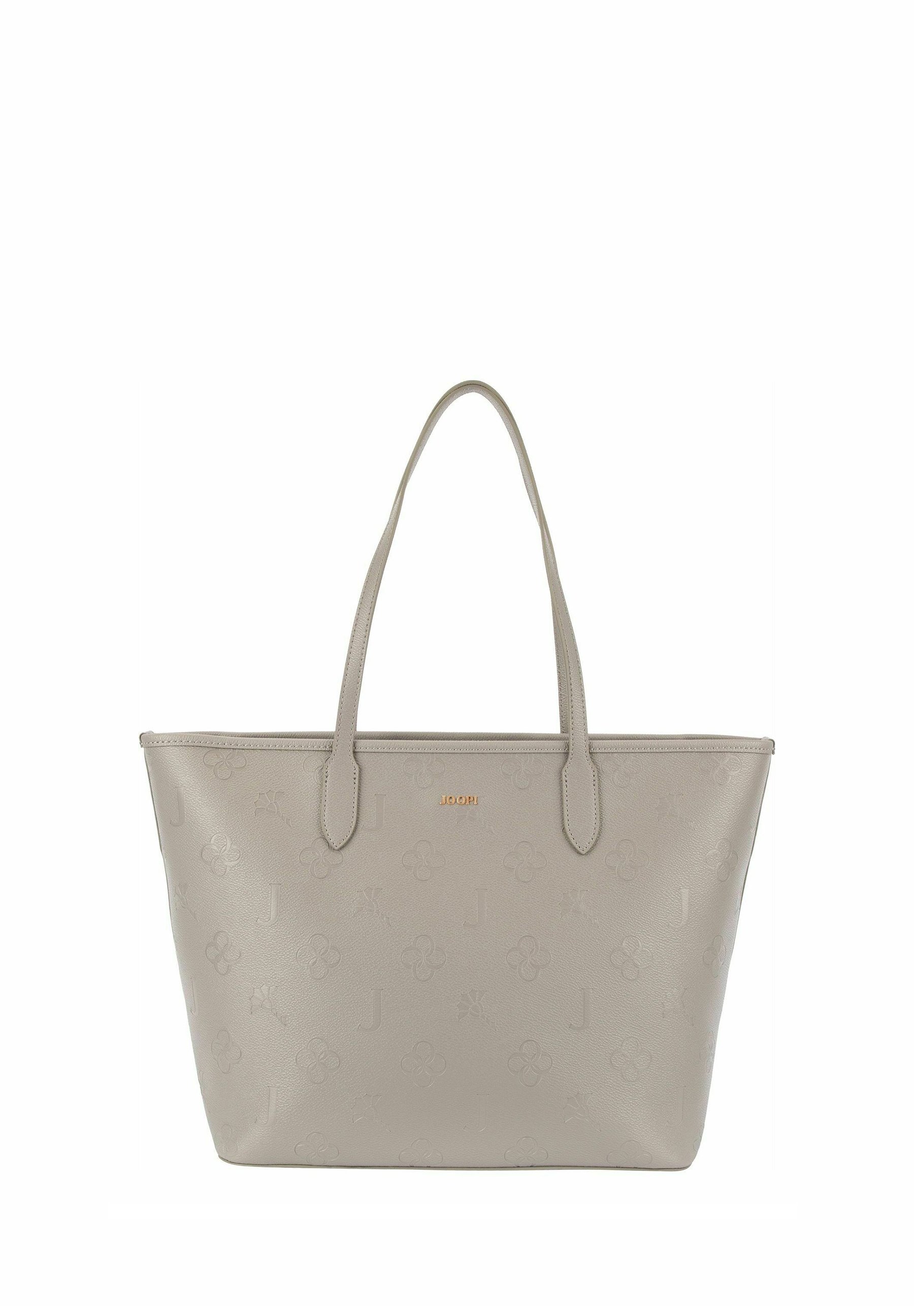 LaFiore24 Borsa Shopper In Feltro Grigio Chiaro – Borsa Donna Spaziosa E Multiuso