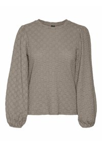 VMFLOWER - Langærmet T-shirt - moon rock