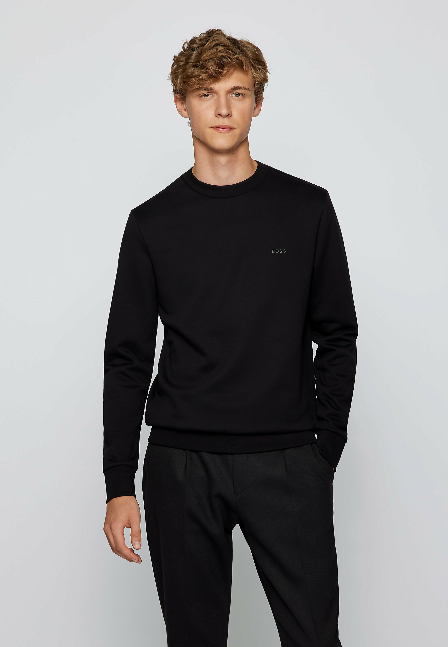 BOSS STADLER - Sweatshirt - black/schwarz