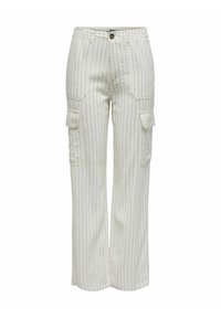 Pantalones cargo - cloud dancer