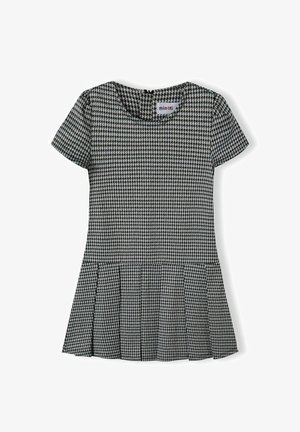 SHORT SLEEVE DOGTOOTH - Dnevna haljina - black white