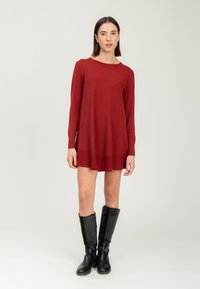 INFLUENCER LONG LENGTH PULL - Trui - cognac