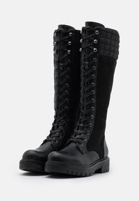 Rieker Botas con plataforma - black