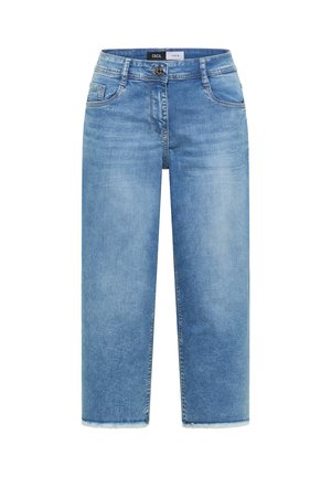 Cecil, 3/4 WIDE-LEG JEANS IN A LOOSE FIT - Wide leg - light blue washed