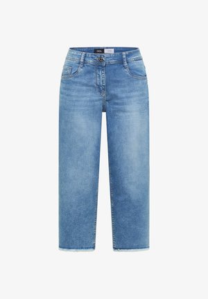 Cecil, 3/4 WIDE-LEG JEANS IN A LOOSE FIT - Wide Leg - light blue washed