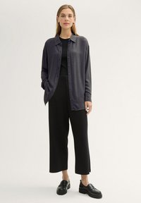 TOM TAILOR DENIM Gombos blúz - shale grey melange