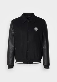 COAT REGULAR FIT WITH SLEEVES - Bombera - black