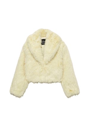 SHORT  - Jachetă din imitație de piele - light yellow