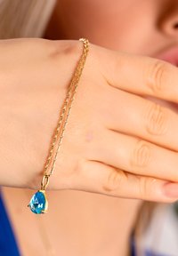 Singularu BIRTHSTONES - Charm - topacio azul