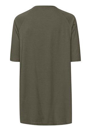 Kaffe BPJANE 1/2 SLEEVE - Lihtne T-särk - grape leaf