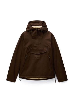 Napapijri, RAINFOREST NEXT COTTON ANORAK - Lichte jas - dark brown