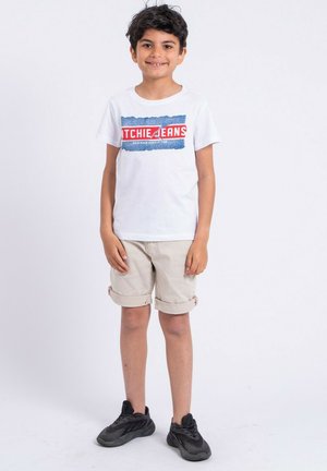 Ritchie Jeans MANCHES COURTES COL ROND NIPETER J - T-shirt imprimé - blanc