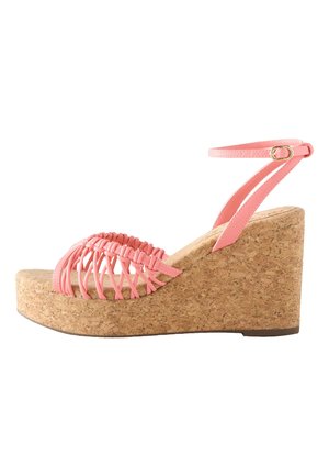 REGULAR FIT - FOREVER COMFORT TOE WEAVE DETAIL - Sandali s platformo - pink